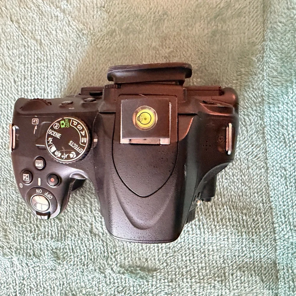 Nikon Black and Red DSLR Camera Body